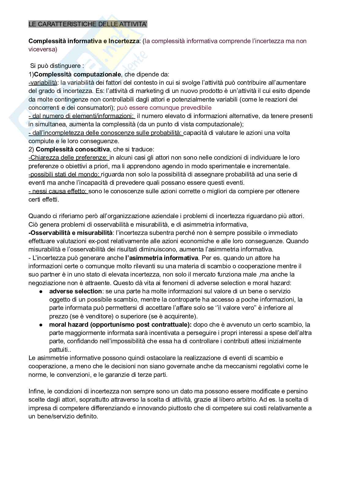 Appunti di Organizzazione aziendale  Pag. 26