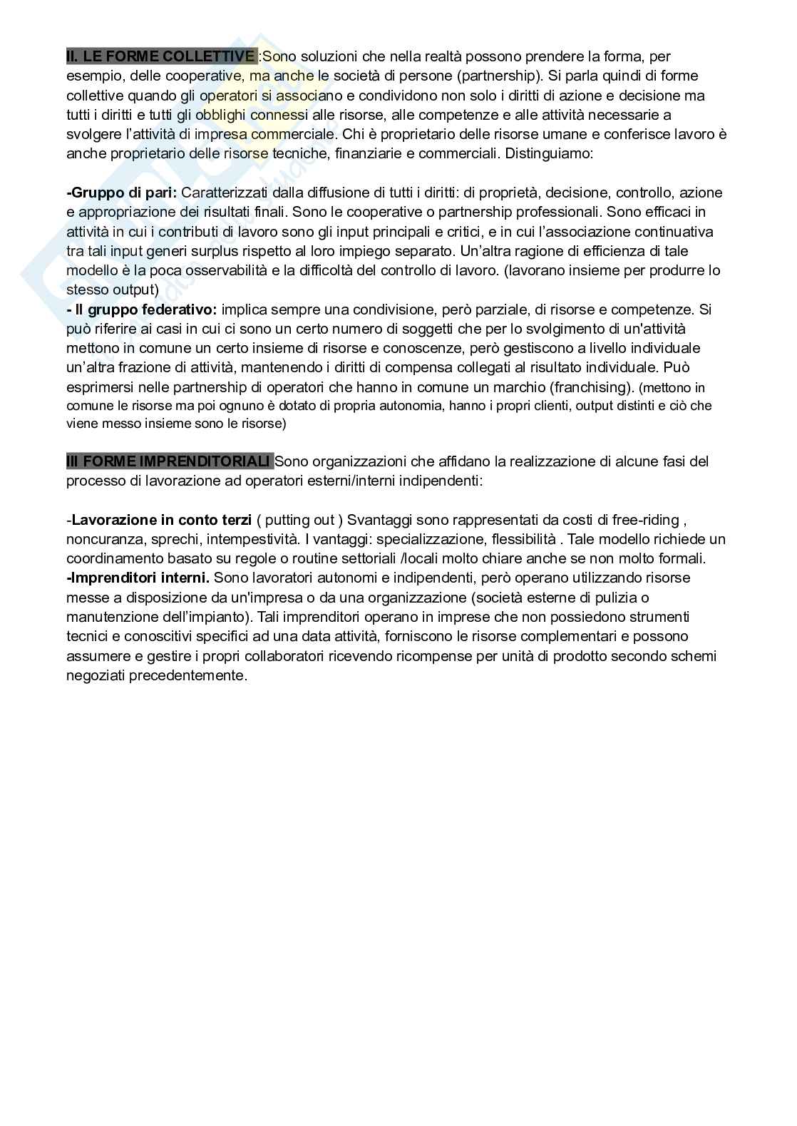 Appunti di Organizzazione aziendale  Pag. 36