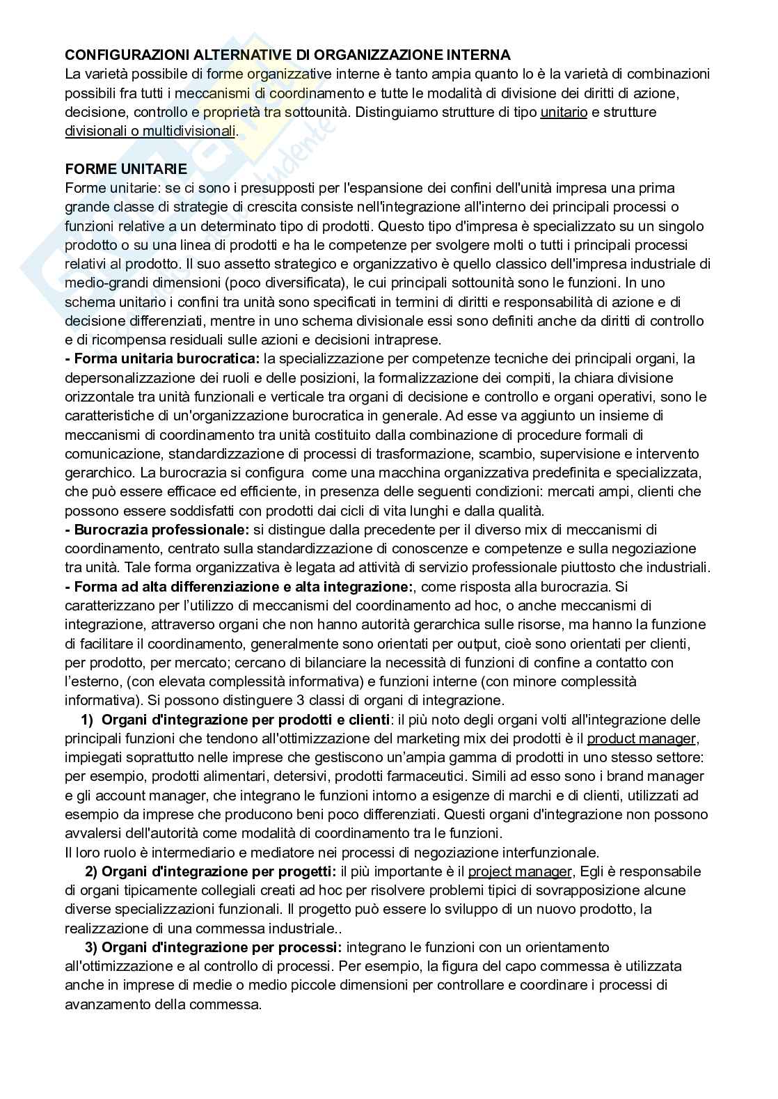 Appunti di Organizzazione aziendale  Pag. 41