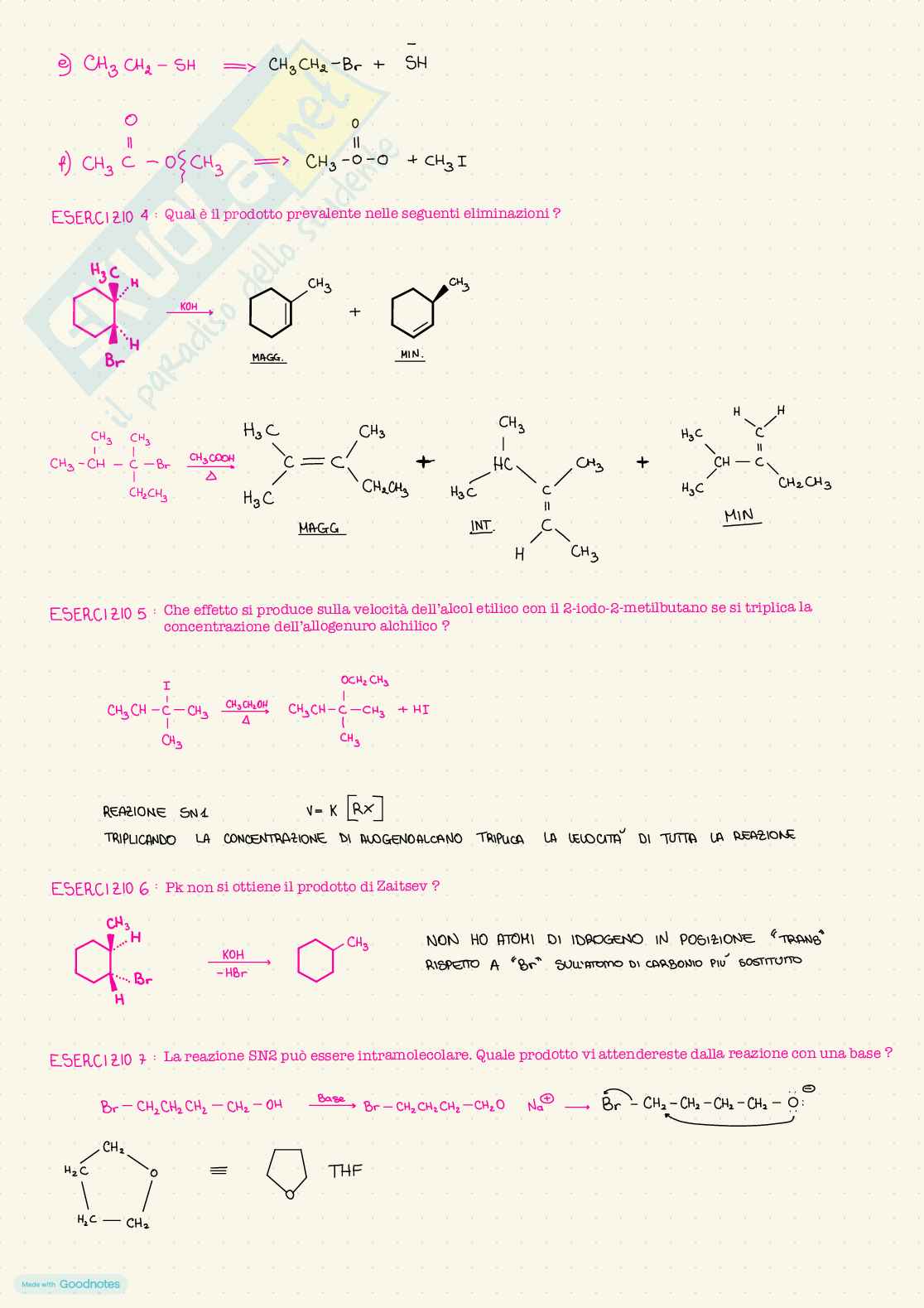 Appunti e esercizi per esame di Chimica organica  Pag. 36