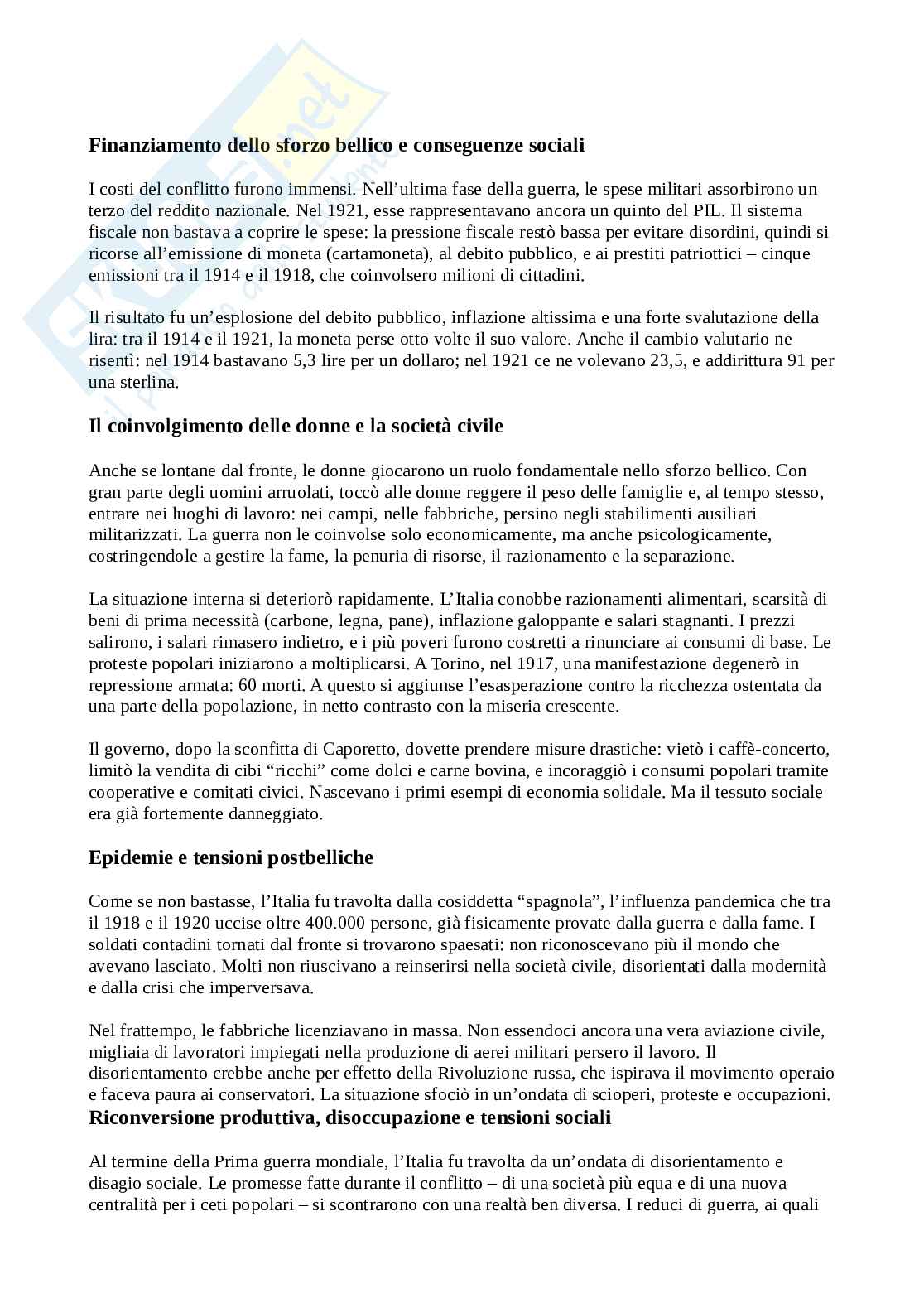 Riassunto esame Storia economica, Prof. Fumi Gianpiero, libro consigliato Ombre e luci, Della valentina Pag. 11