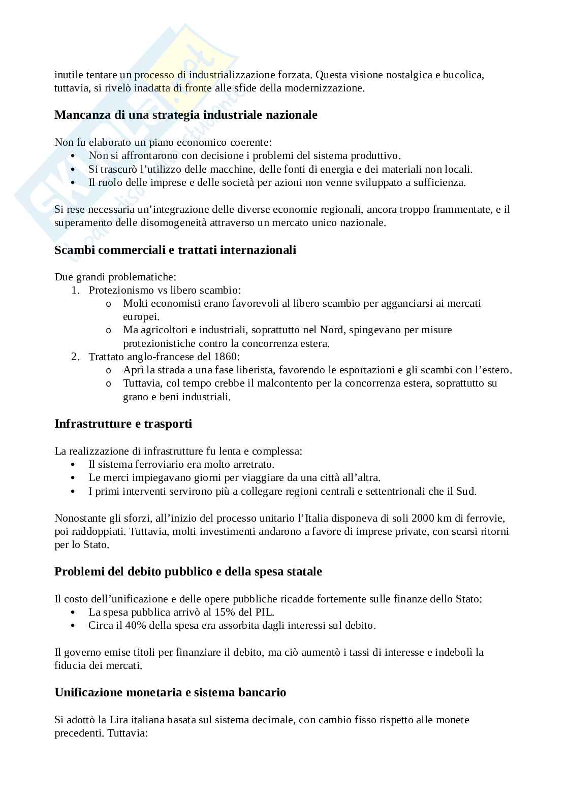 Riassunto esame Storia economica, Prof. Fumi Gianpiero, libro consigliato Ombre e luci, Della valentina Pag. 2