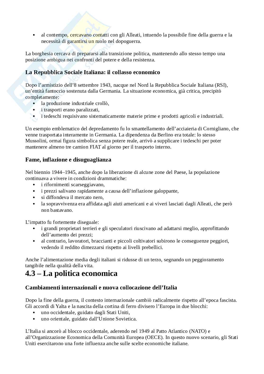 Riassunto esame Storia economica, Prof. Fumi Gianpiero, libro consigliato Ombre e luci, Della valentina Pag. 26