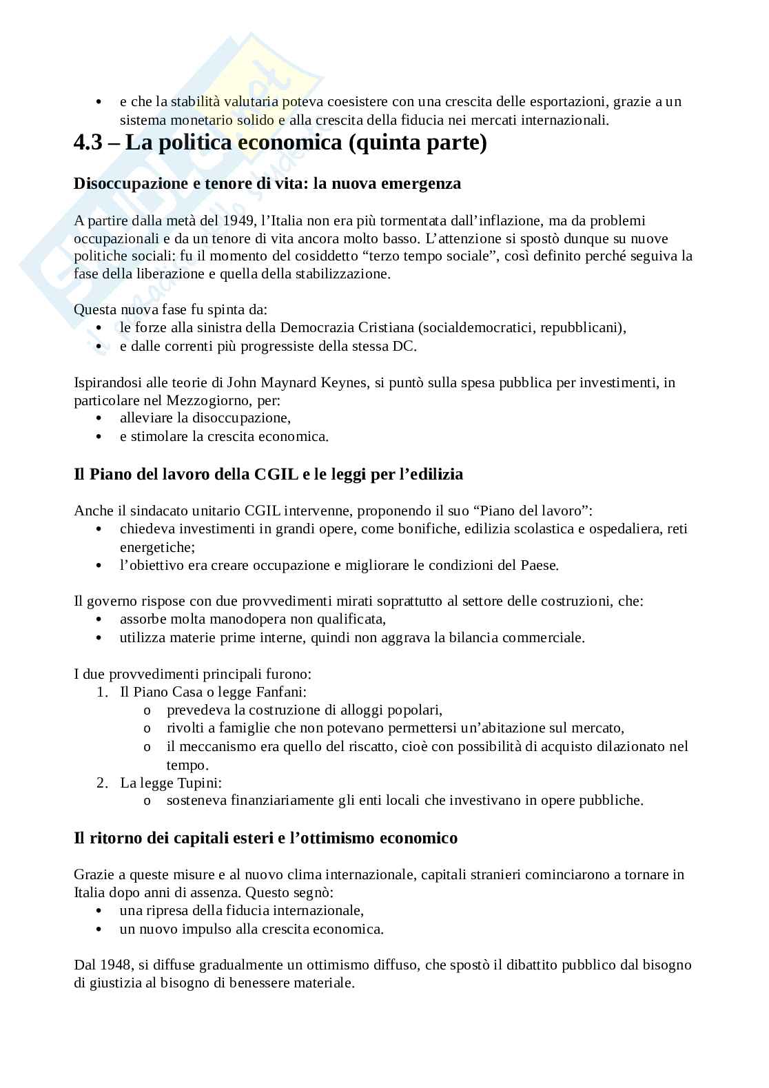 Riassunto esame Storia economica, Prof. Fumi Gianpiero, libro consigliato Ombre e luci, Della valentina Pag. 31
