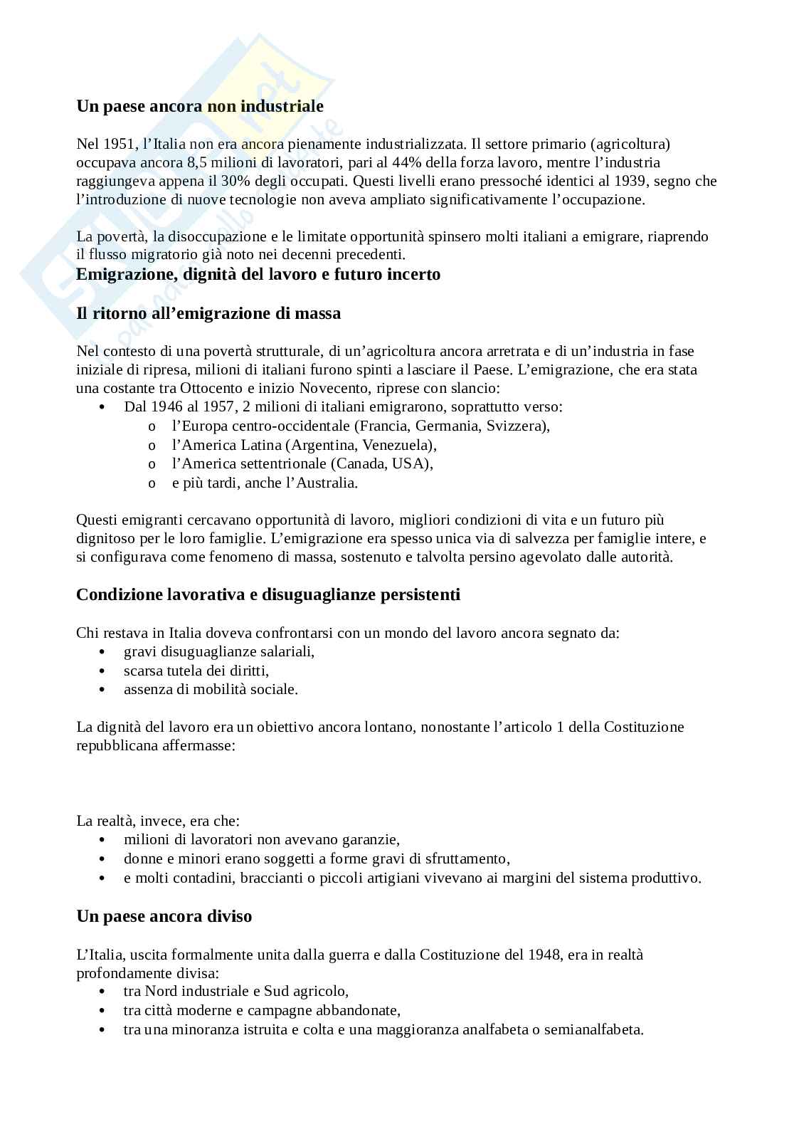 Riassunto esame Storia economica, Prof. Fumi Gianpiero, libro consigliato Ombre e luci, Della valentina Pag. 36