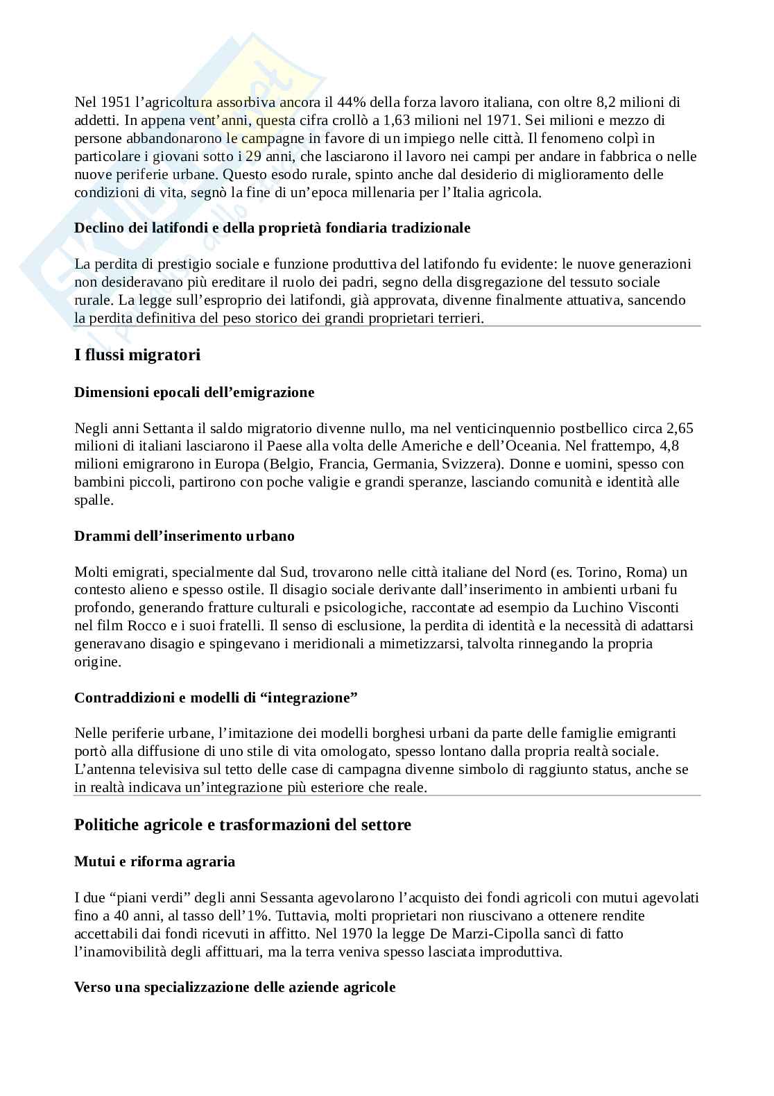 Riassunto esame Storia economica, Prof. Fumi Gianpiero, libro consigliato Ombre e luci, Della valentina Pag. 41