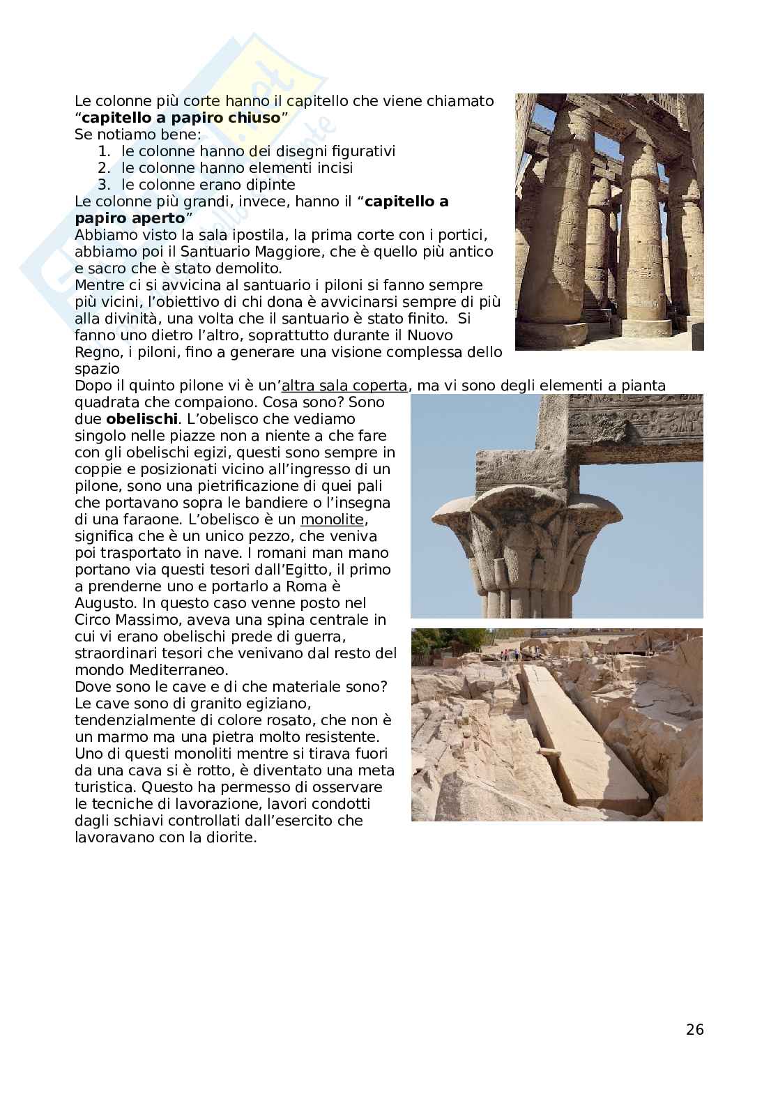 Dall'architettura dell'antico Egitto a quella greca Pag. 26