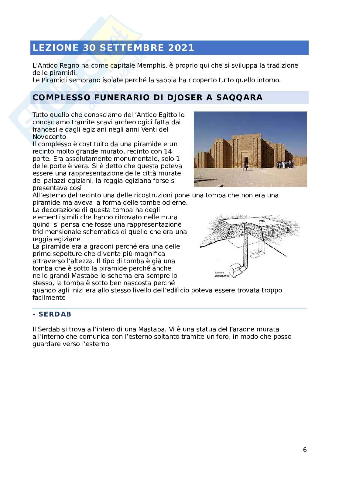 Dall'architettura dell'antico Egitto a quella greca Pag. 6