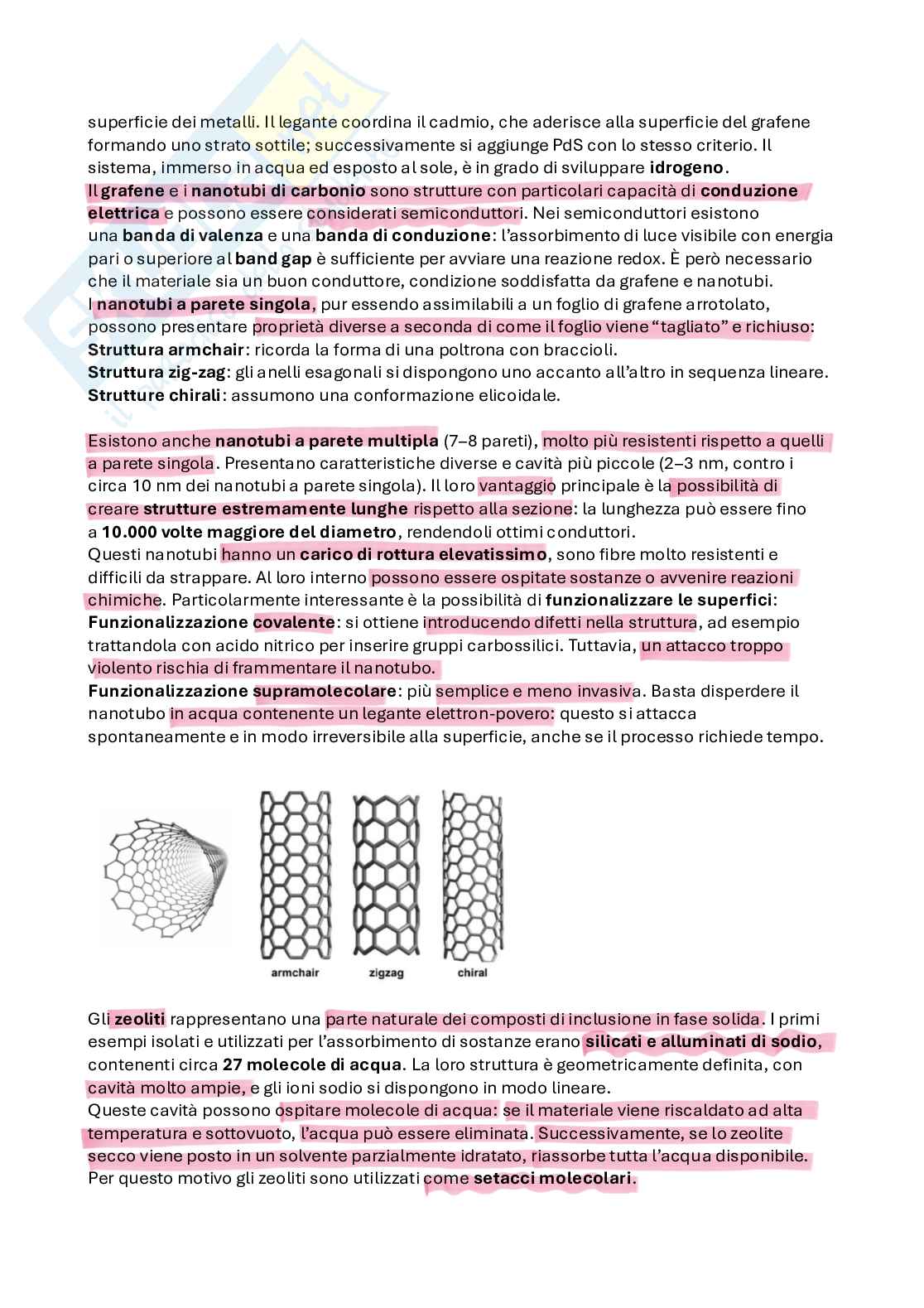 Appunti di Chimica inorganica superiore su soft matter e inclusione solida Pag. 11