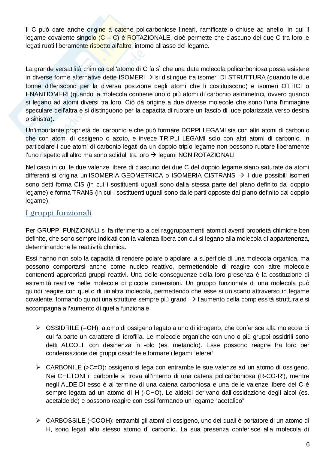 Appunti esame Biologia e fisiologia  Pag. 6