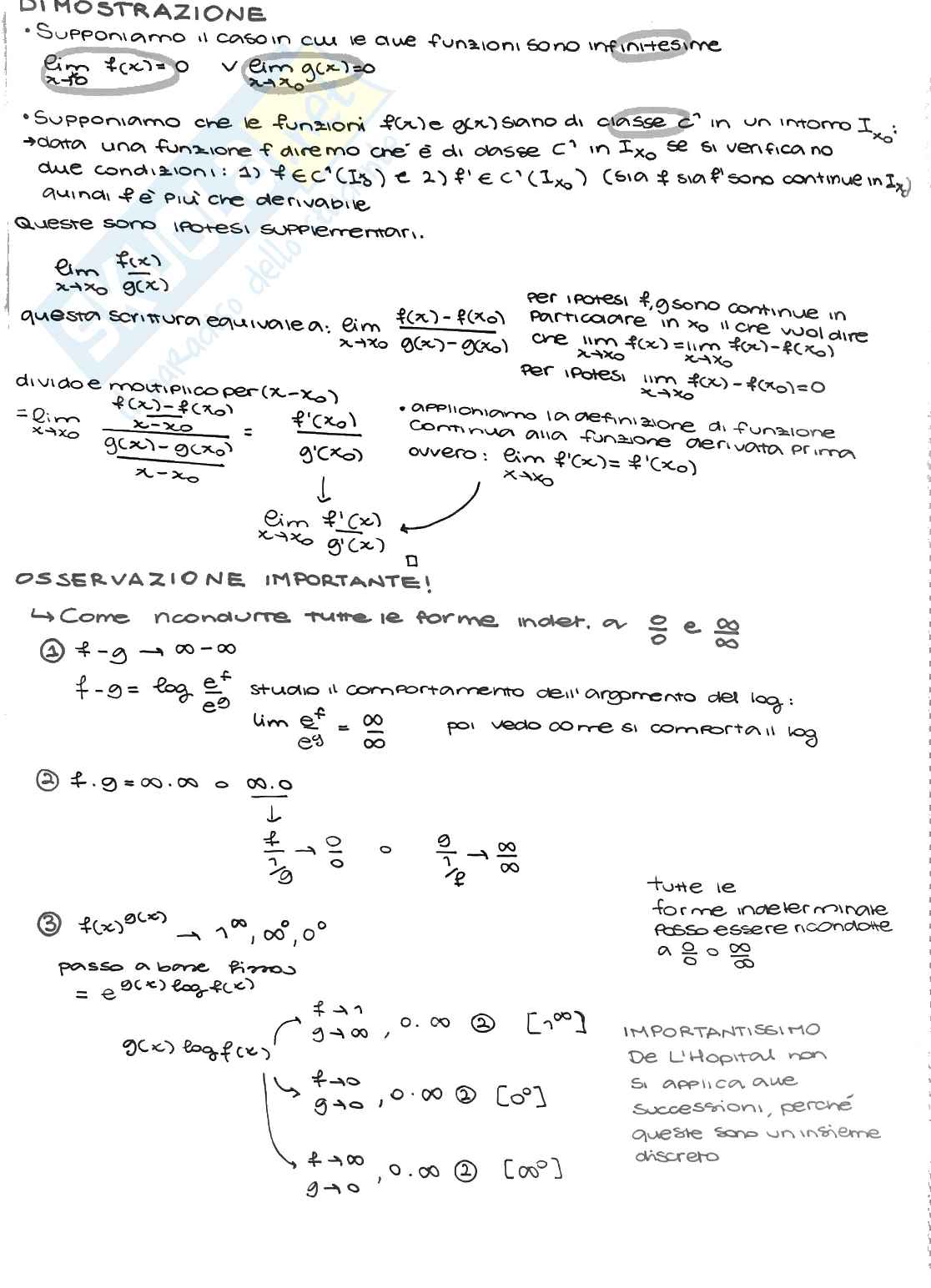Dimostrazioni analisi I Pag. 21