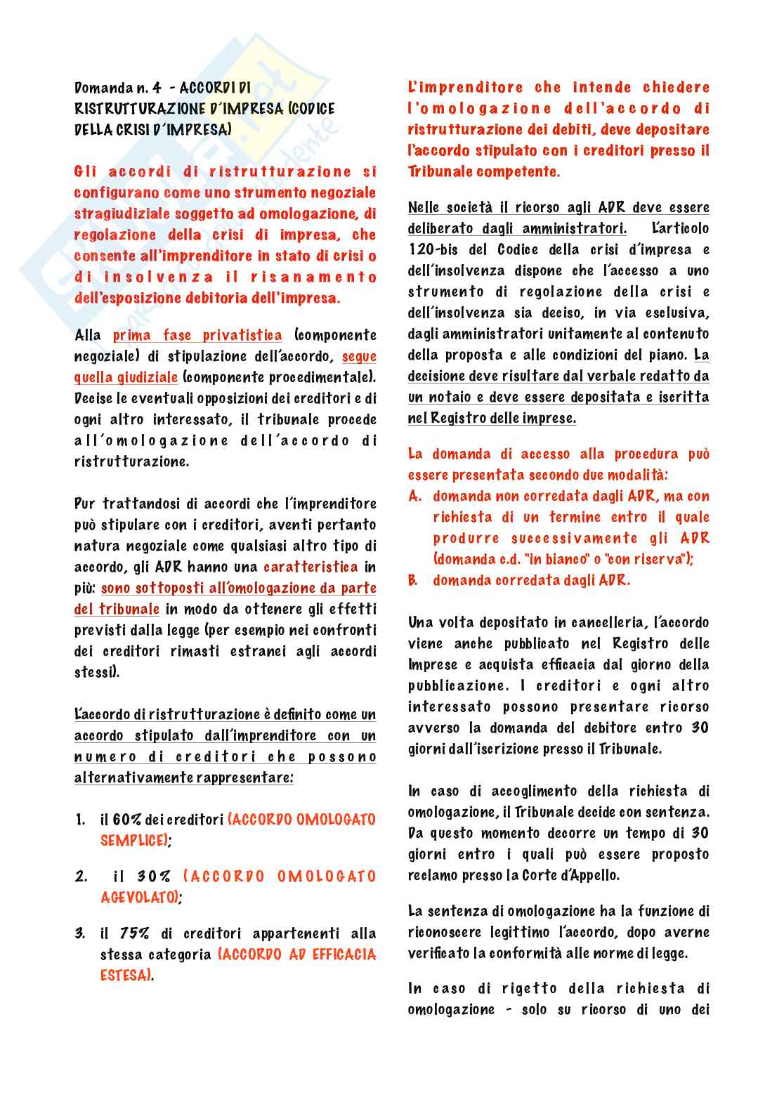 Domande d’esame con risposte complete di Diritto civile Pag. 11