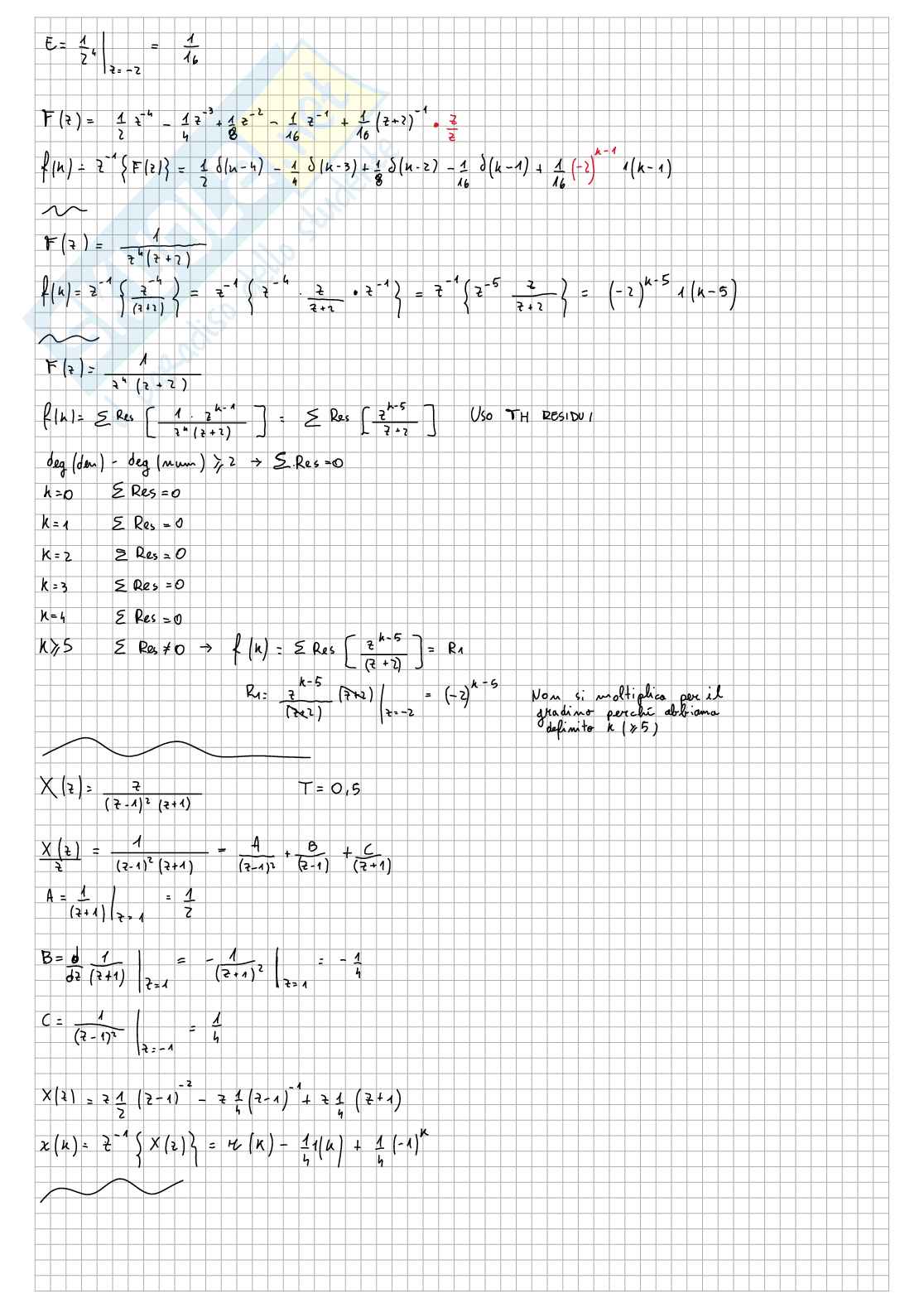 Appunti Controllo digitale - Parte 2 Pag. 1