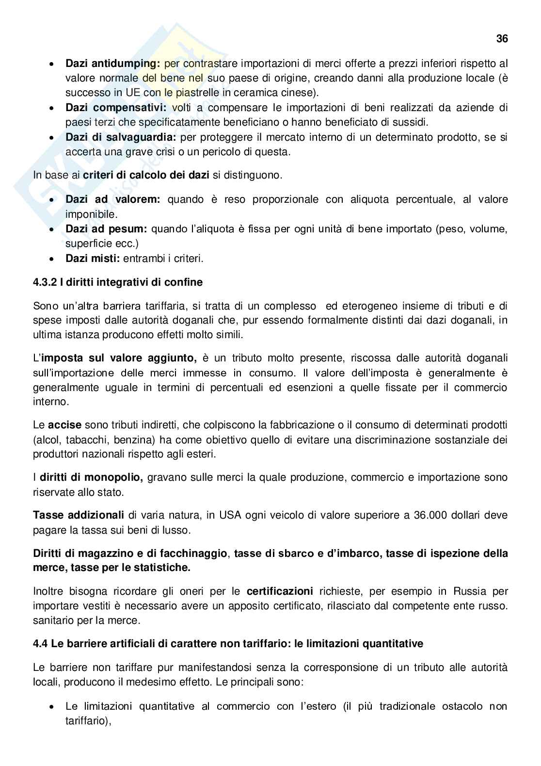 Riassunti per l'esame di Economia e gestione delle imprese internazionali Pag. 36