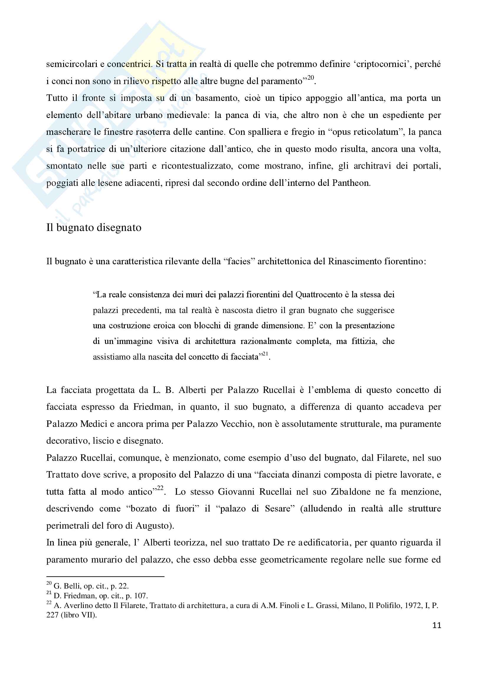 Palazzo Rucellai relazione Pag. 11