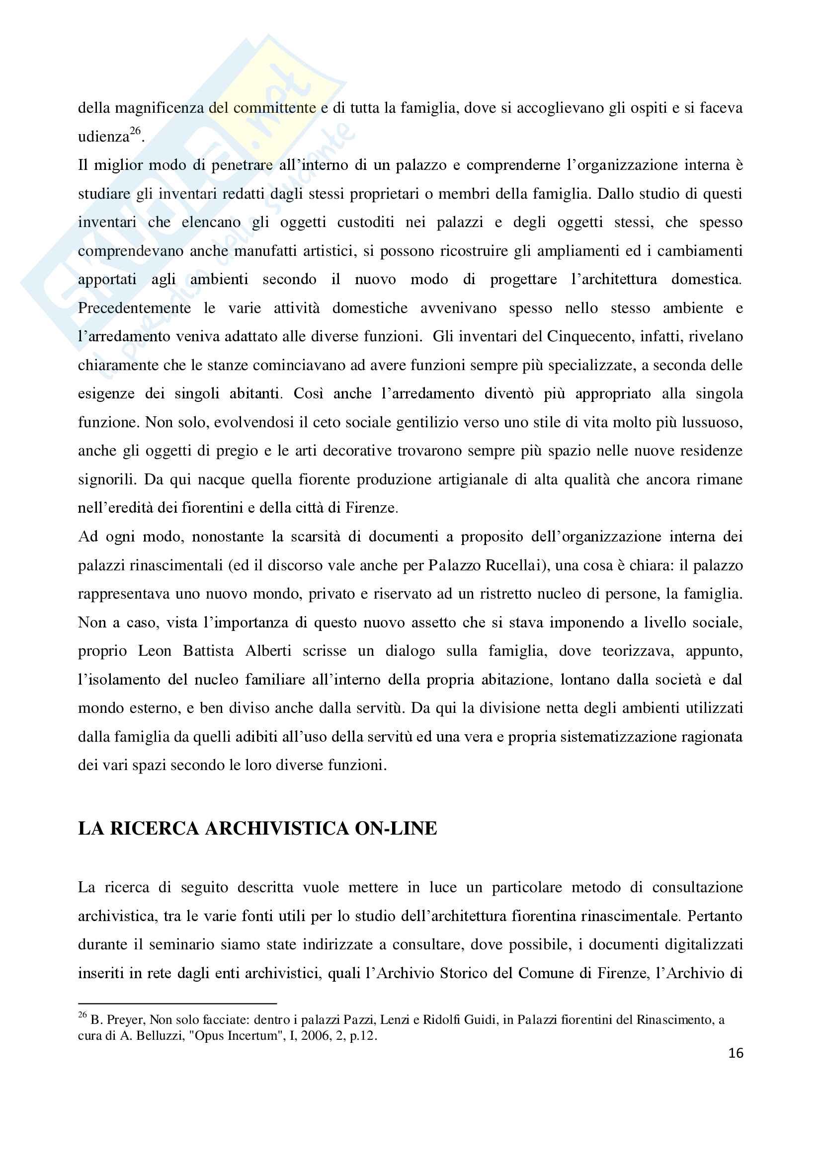 Palazzo Rucellai relazione Pag. 16
