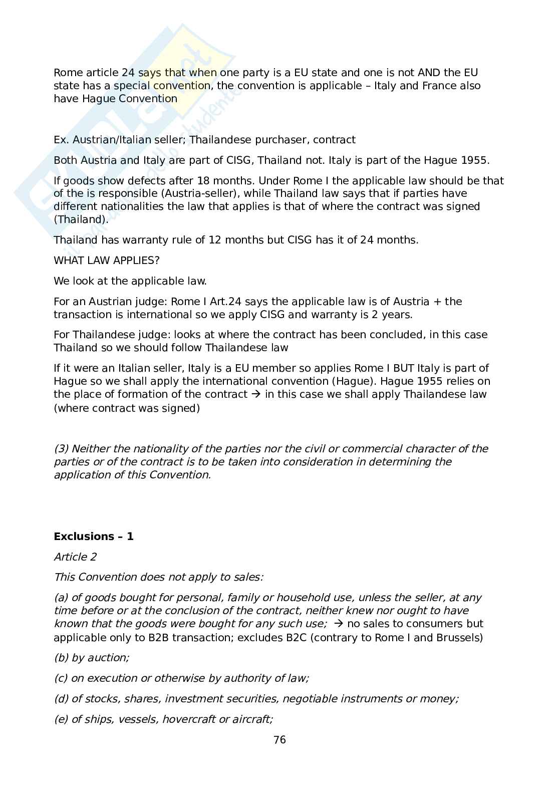 Appunti Introduction to European and International Law   Pag. 76