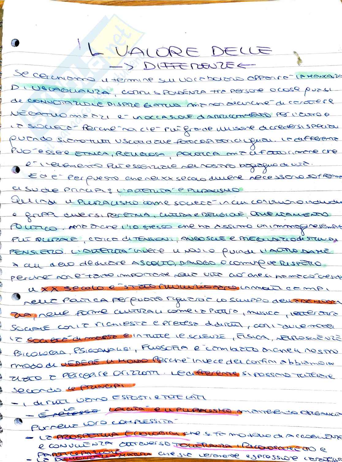 Pedagogia delle differenze: fondamenti filosofici e valore dell'alterità Pag. 1