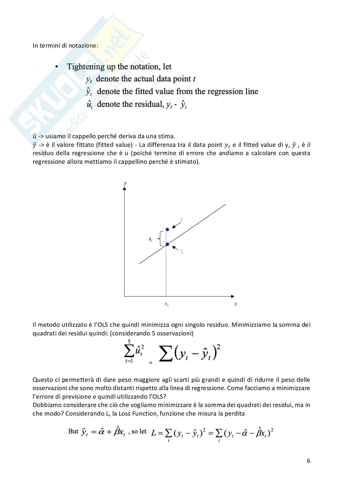Appunti Lezioni Econometria Pag. 6