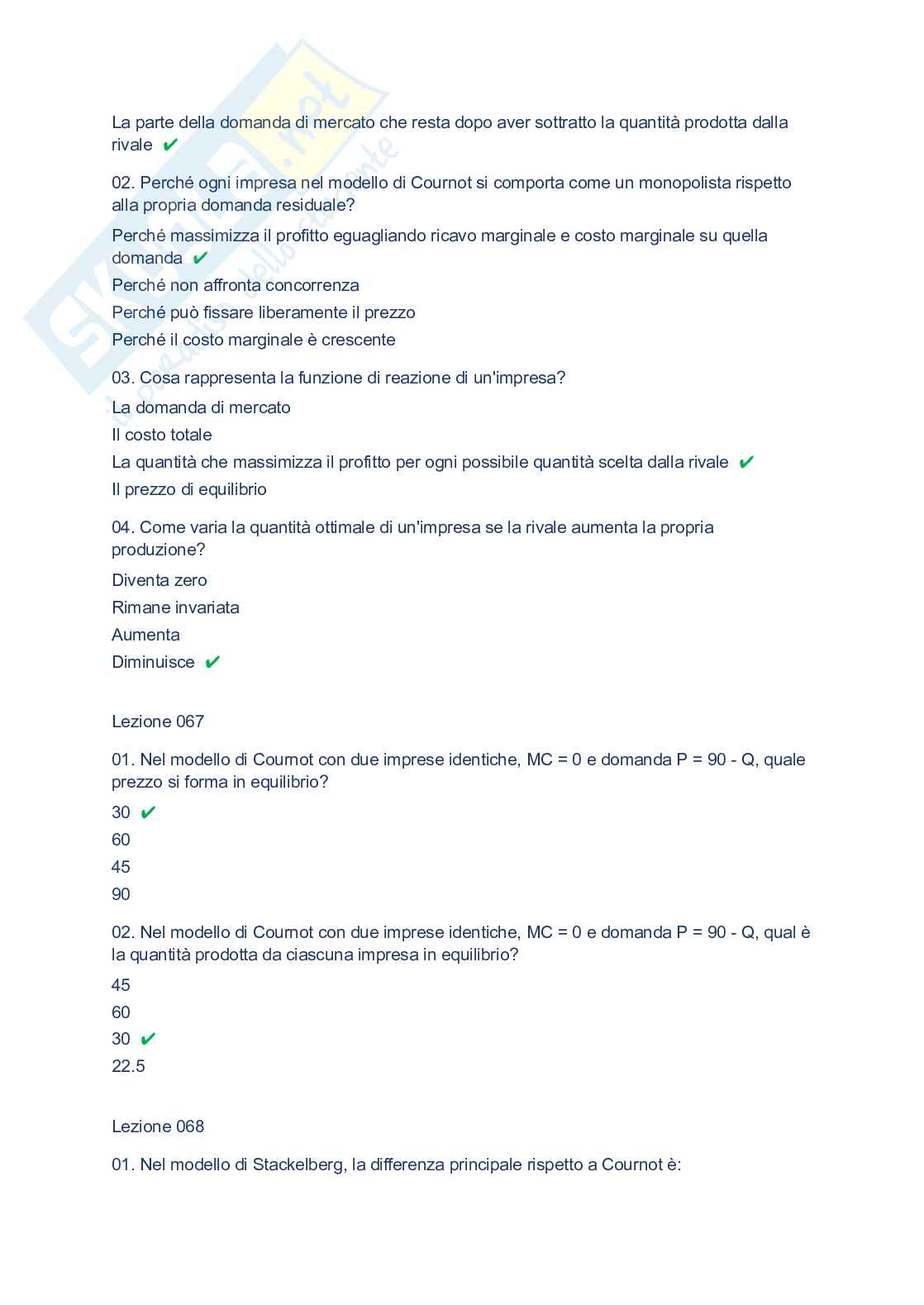 Paniere completo Microeconomia, 2026 Pag. 36