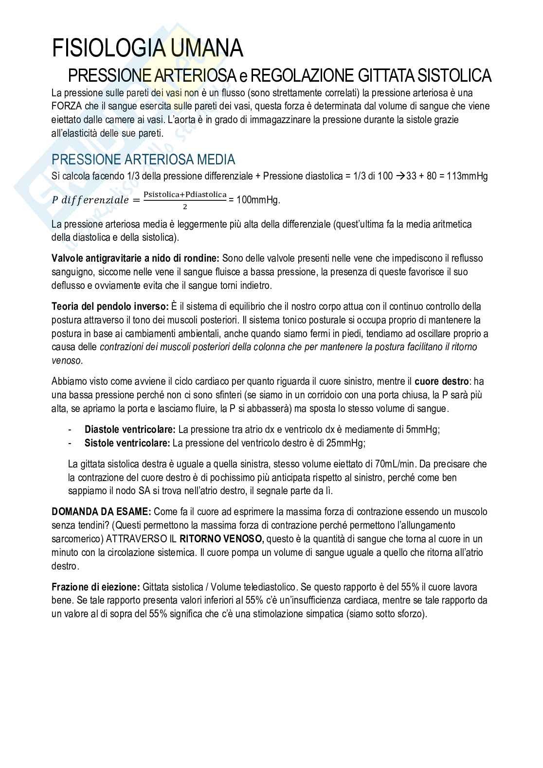 Fisiologia umana Pag. 56