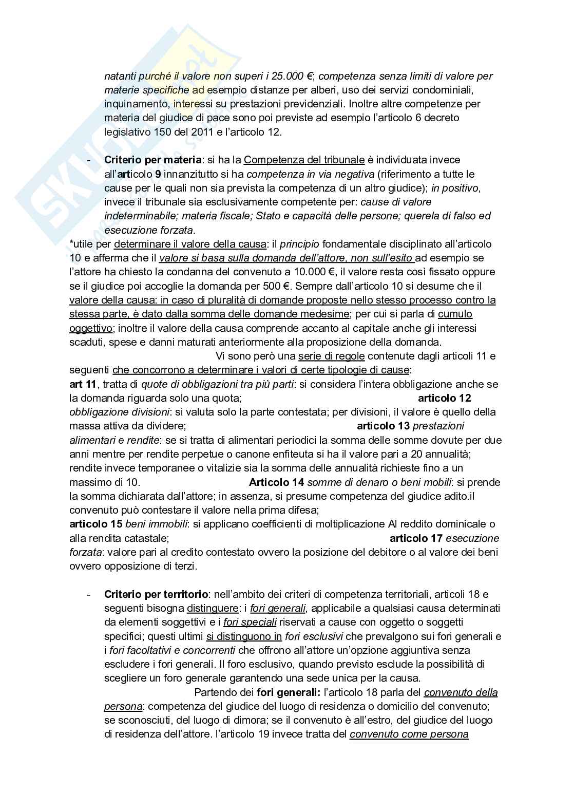 Riassunto esame Diritto processuale civile, Prof. Graziosi Andrea, libro consigliato Diritto processuale civile, Balena Pag. 21