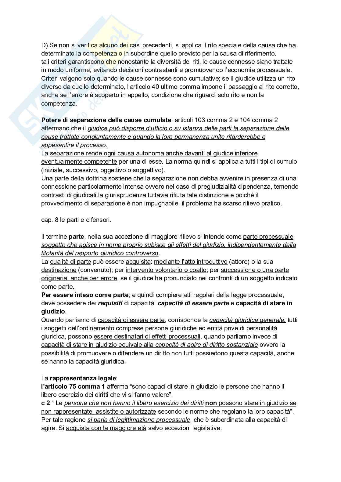 Riassunto esame Diritto processuale civile, Prof. Graziosi Andrea, libro consigliato Diritto processuale civile, Balena Pag. 31