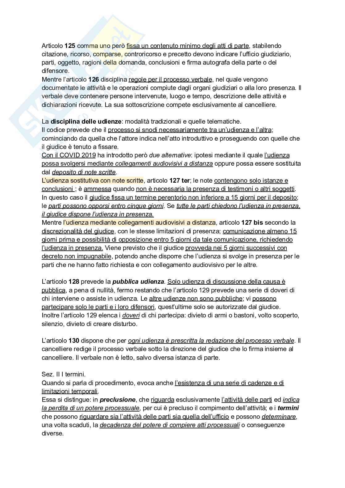 Riassunto esame Diritto processuale civile, Prof. Graziosi Andrea, libro consigliato Diritto processuale civile, Balena Pag. 41