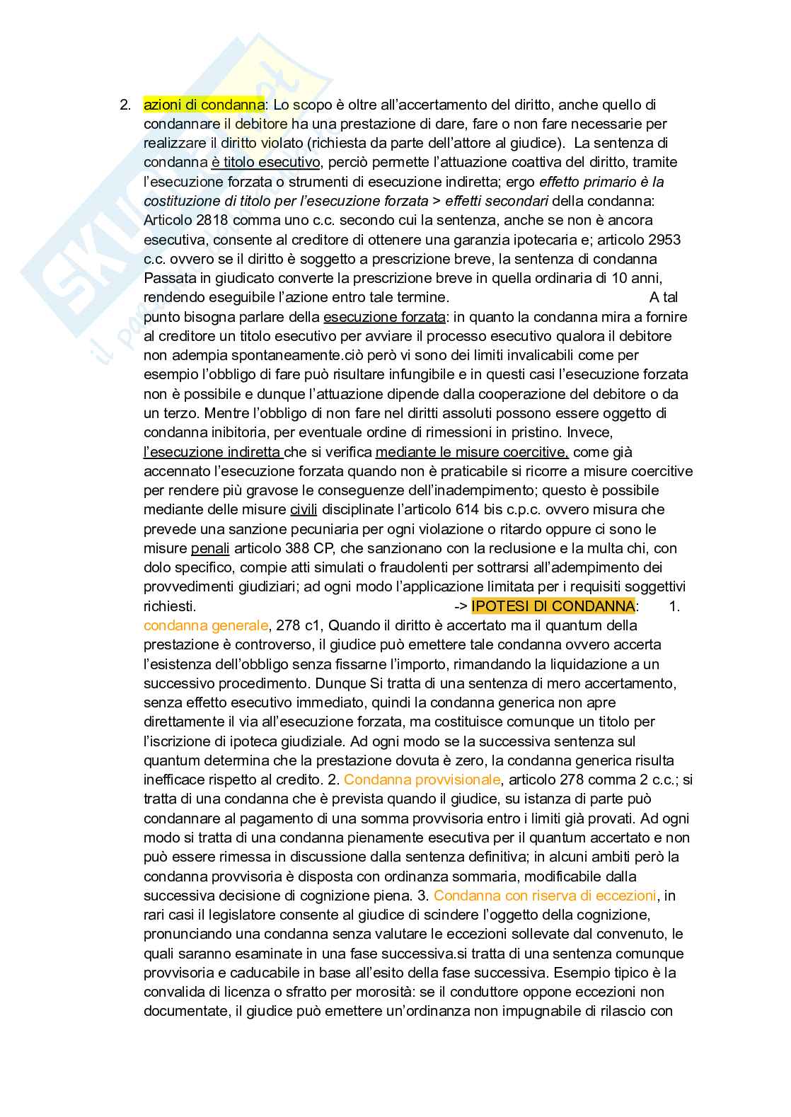 Riassunto esame Diritto processuale civile, Prof. Graziosi Andrea, libro consigliato Diritto processuale civile, Balena Pag. 6