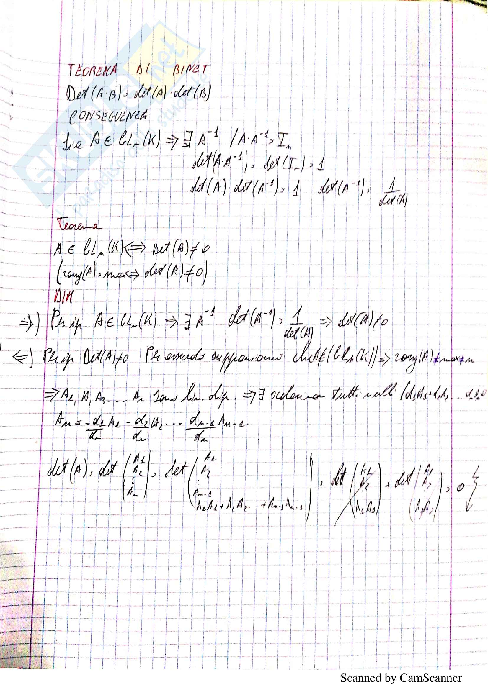 Appunti di algebra e geometria Pag. 41