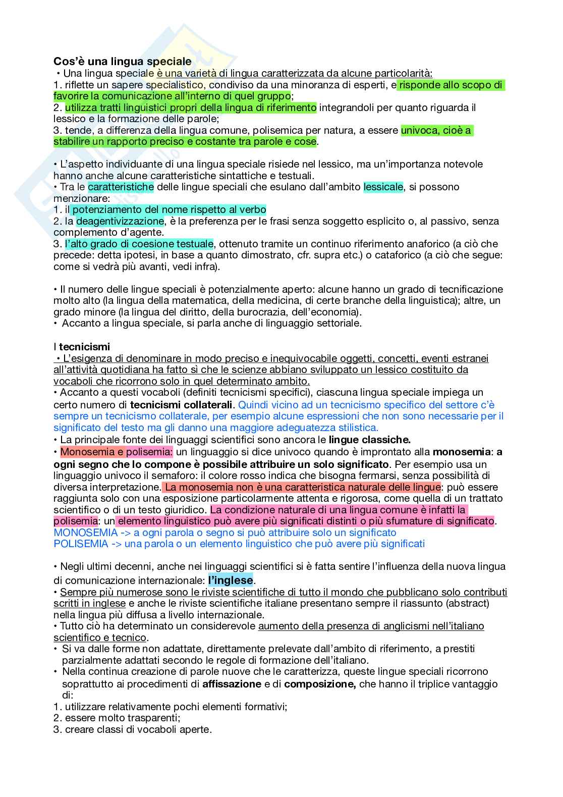Linguistica  Pag. 1