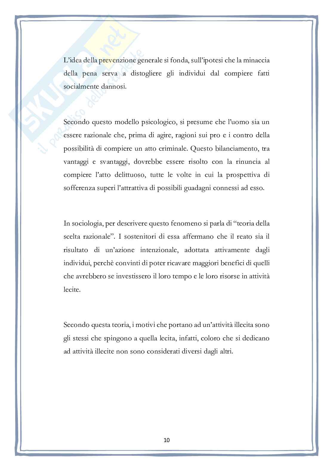 Istituzione carceraria, tesina Pag. 11
