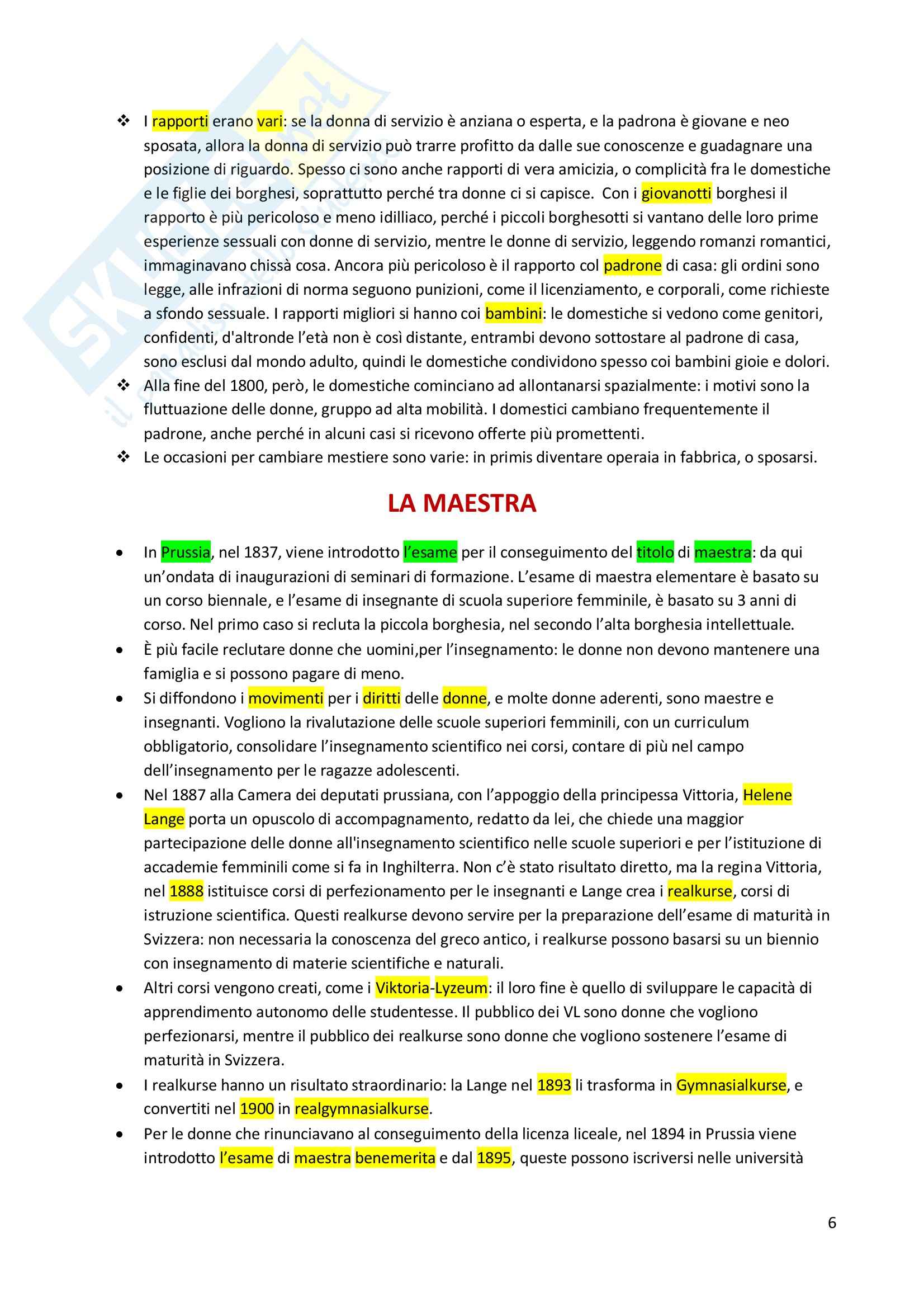 Riassunto esame Storia, prof. Tonelli, libro consigliato L'uomo dell'Ottocento, Frevert, Haupt Pag. 6