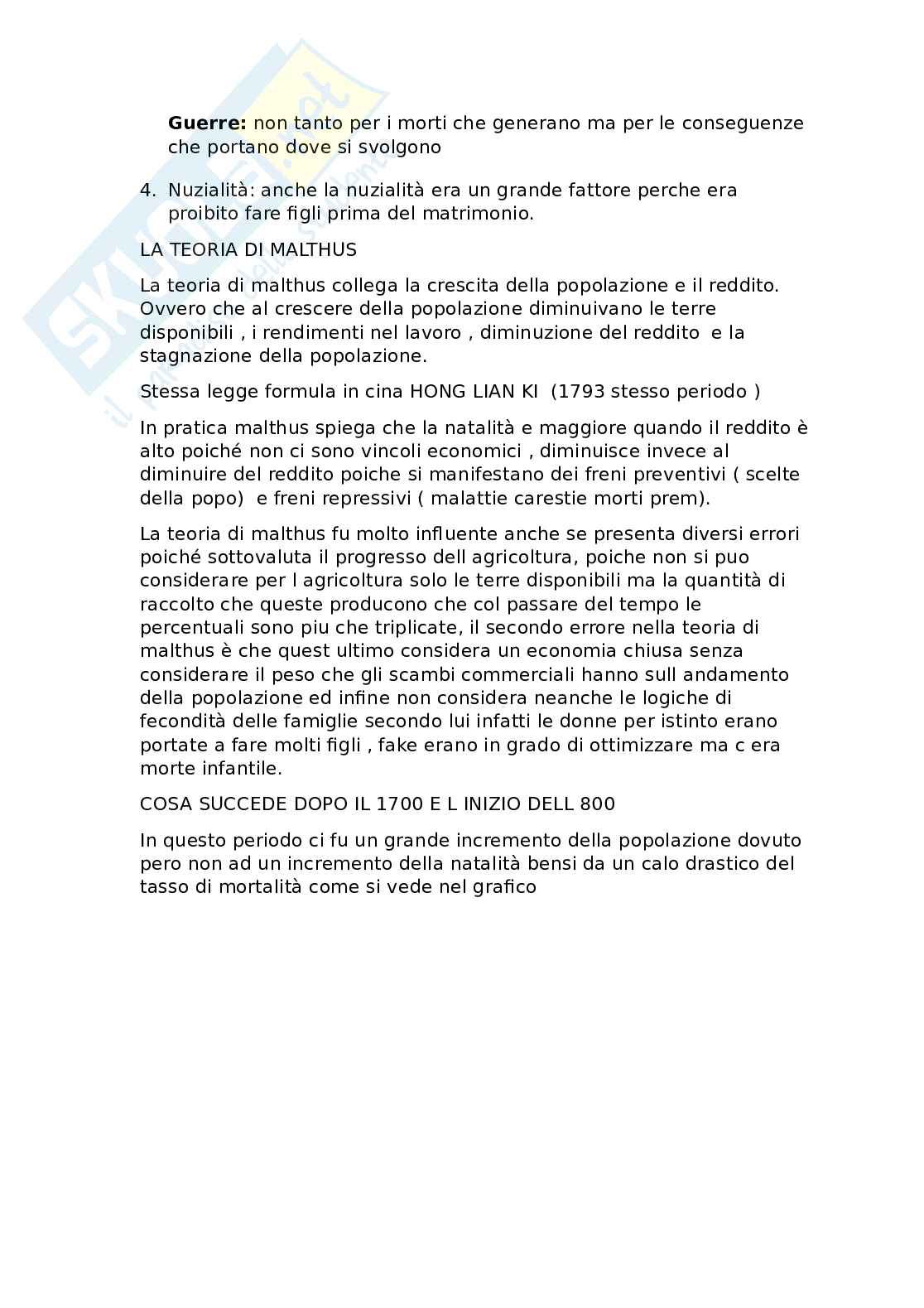 Secondo parziale Istituzioni di storia economica Pag. 6