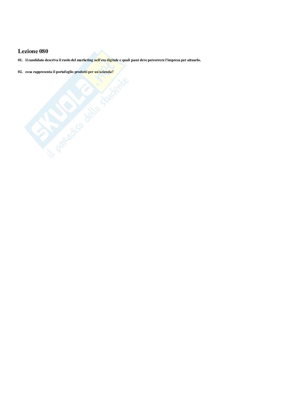 Paniere Economia aziendale (2026) - Risposte multiple corrette Pag. 71