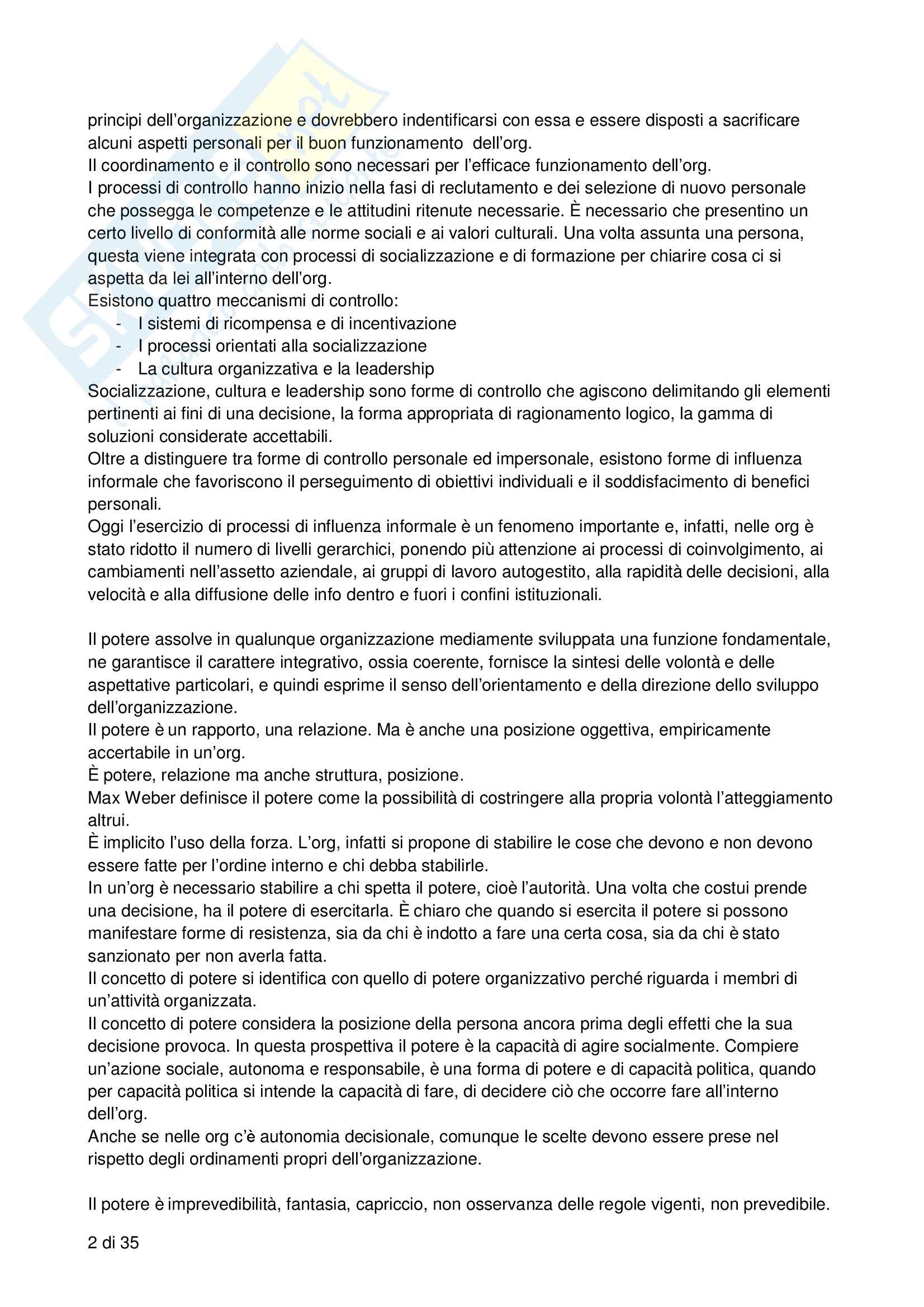Riassunto esame Processi decisionali, negoziazione e leadership, prof. Bodega, libro consigliato Forme di leadership, Bodega Pag. 2