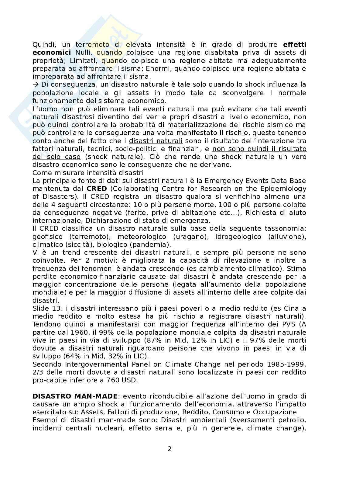 Economia dei disastri Shock economy Pag. 2