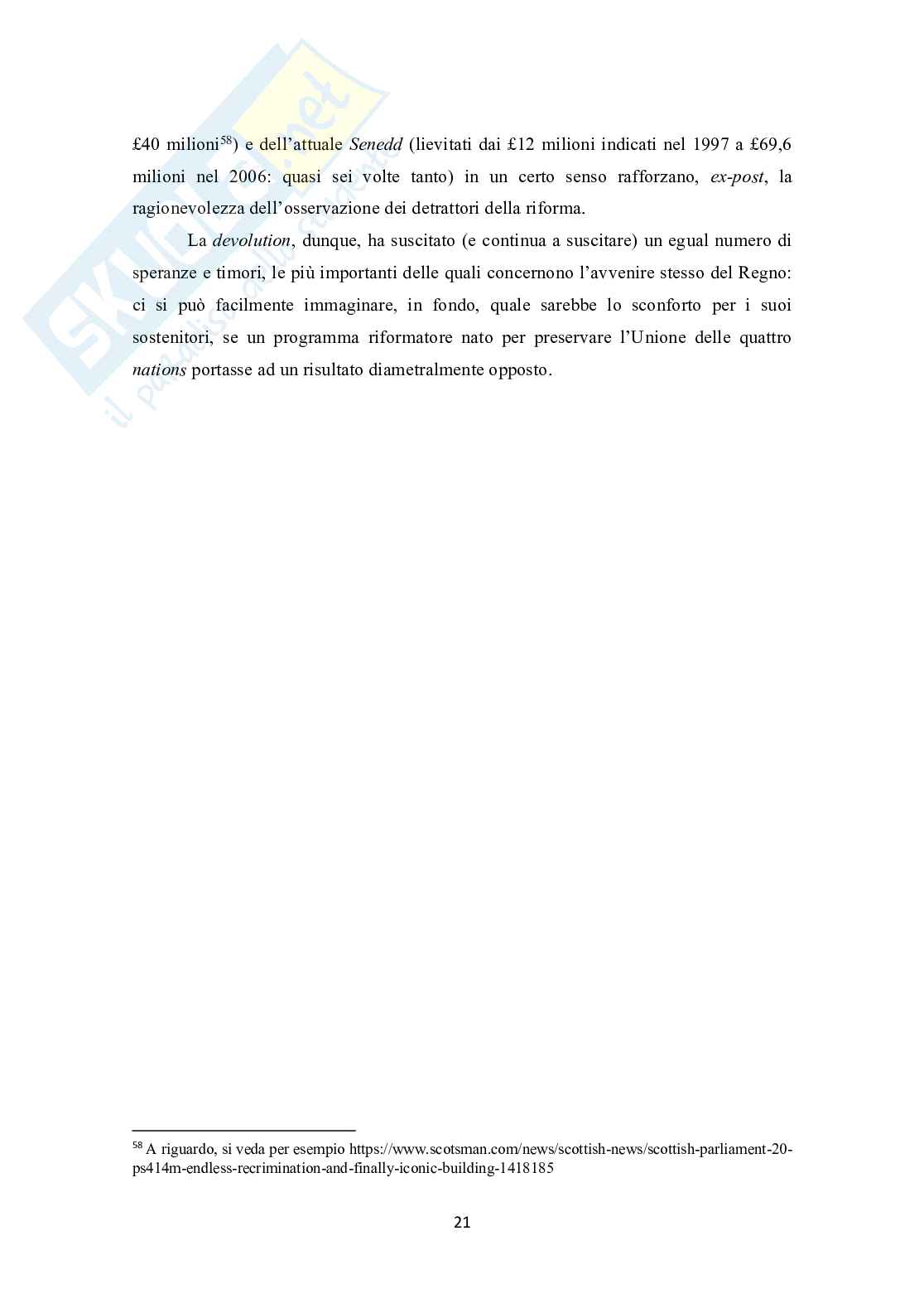 Devolution in Scozia, Irlanda del Nord e Galles. Origini, sviluppo e prospettive Pag. 31