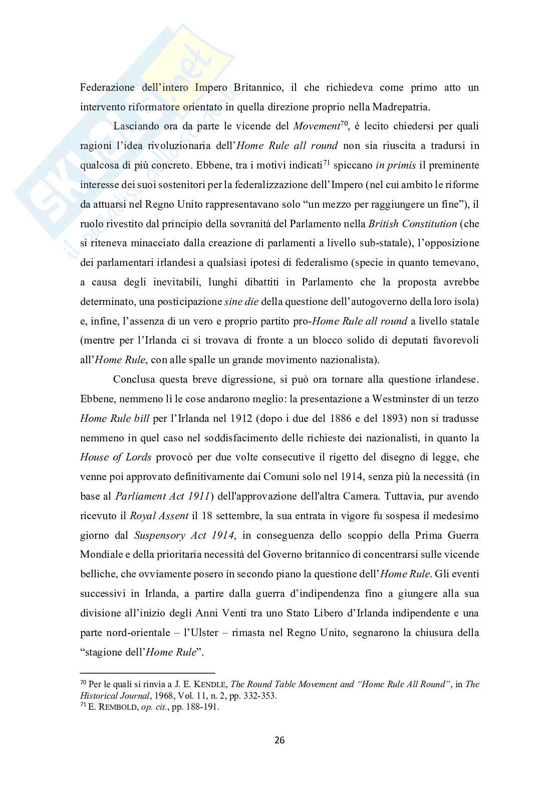 Devolution in Scozia, Irlanda del Nord e Galles. Origini, sviluppo e prospettive Pag. 36