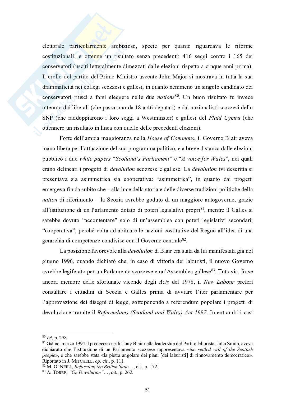 Devolution in Scozia, Irlanda del Nord e Galles. Origini, sviluppo e prospettive Pag. 41