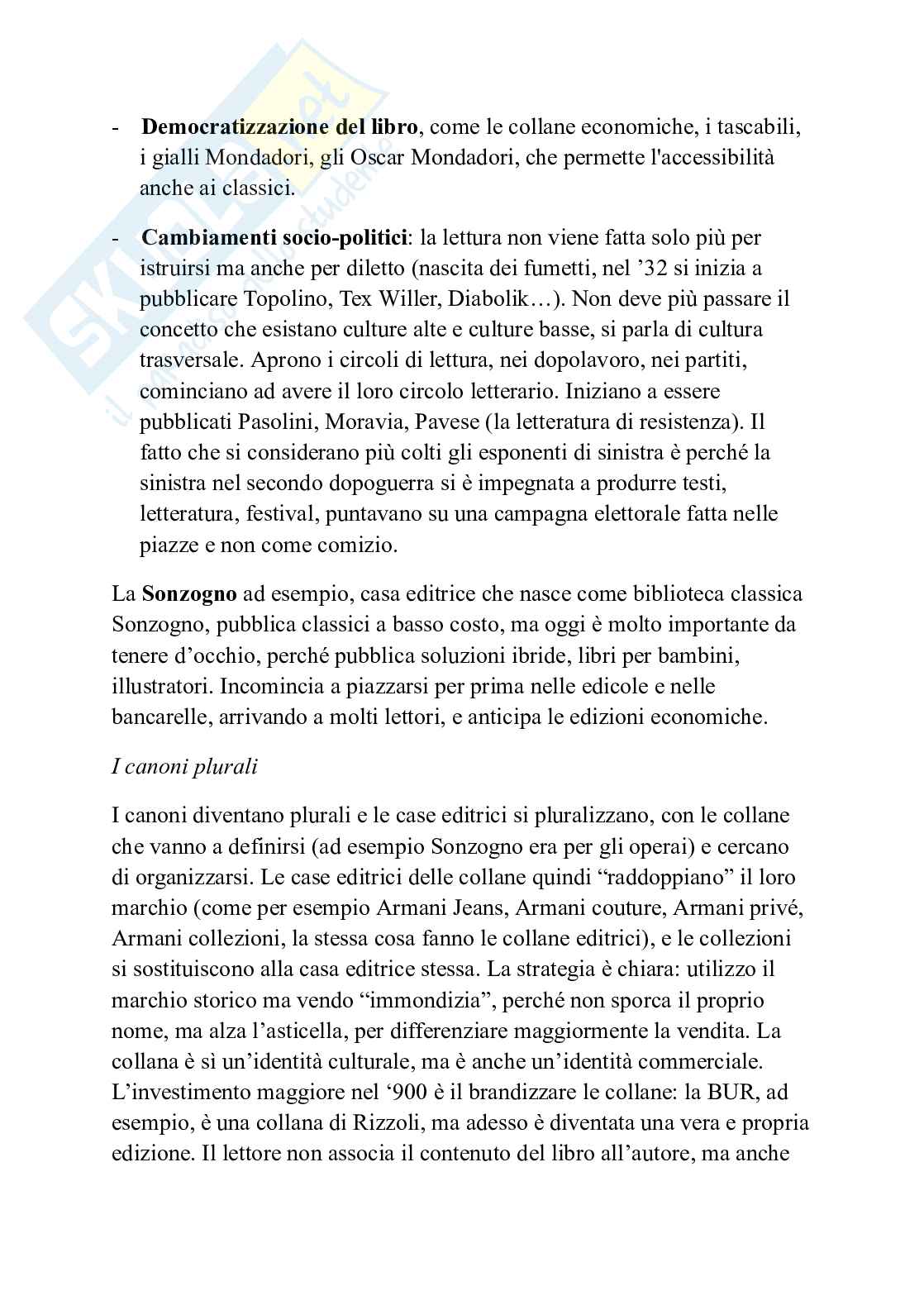 Appunti per frequentanti di Cultura letteraria Pag. 11