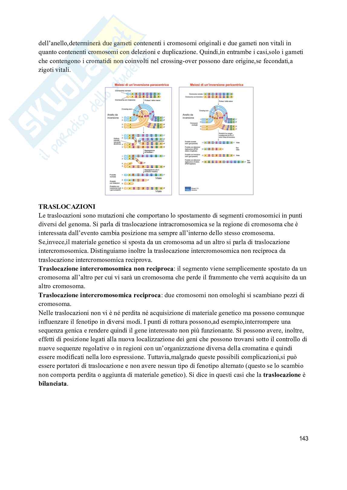Variazione del numero e della struttura dei cromosomi Pag. 16
