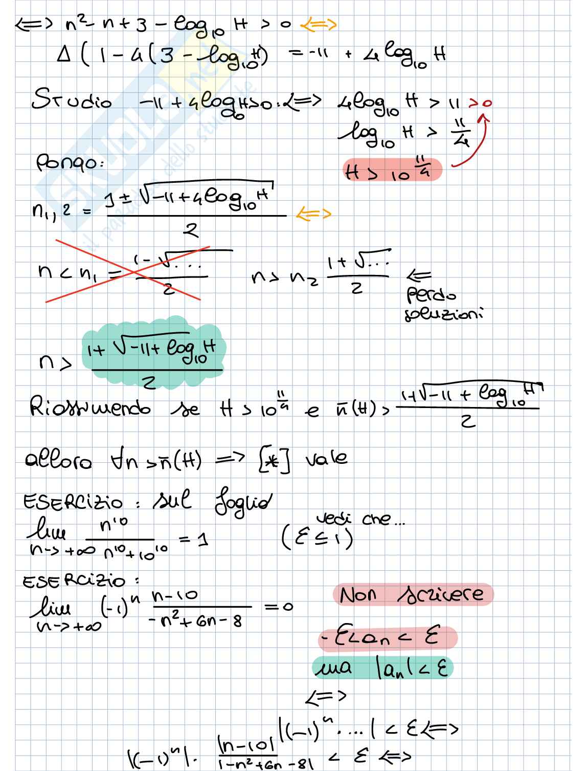 Analisi matematica 1 (parte 3) Pag. 21