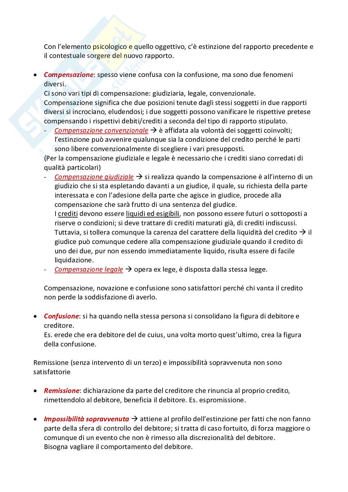 Appunti personali sulle lezioni di Diritto Privato II Pag. 36