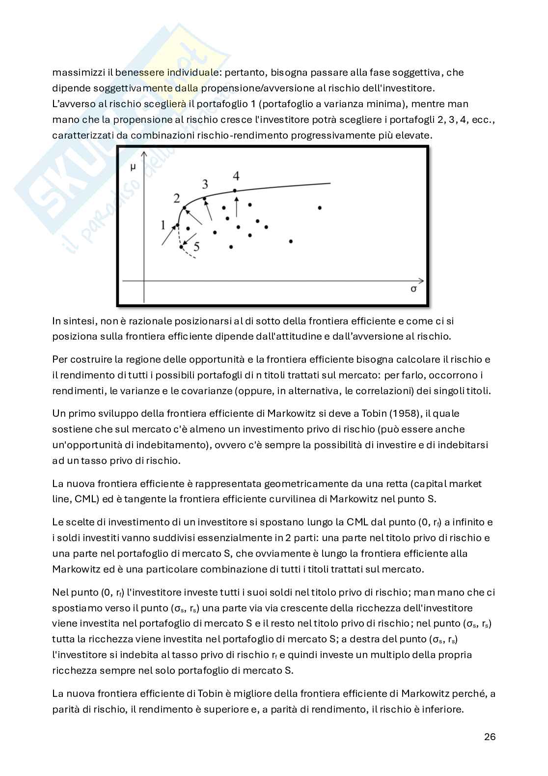 Appunti di Finanza per l'impresa (6 crediti) Pag. 26