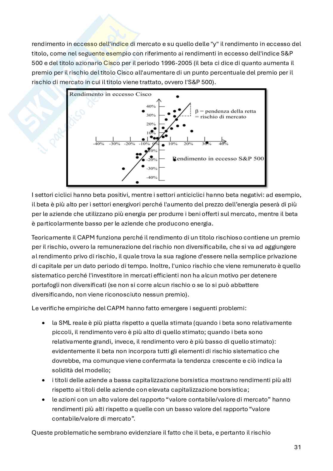 Appunti di Finanza per l'impresa (6 crediti) Pag. 31