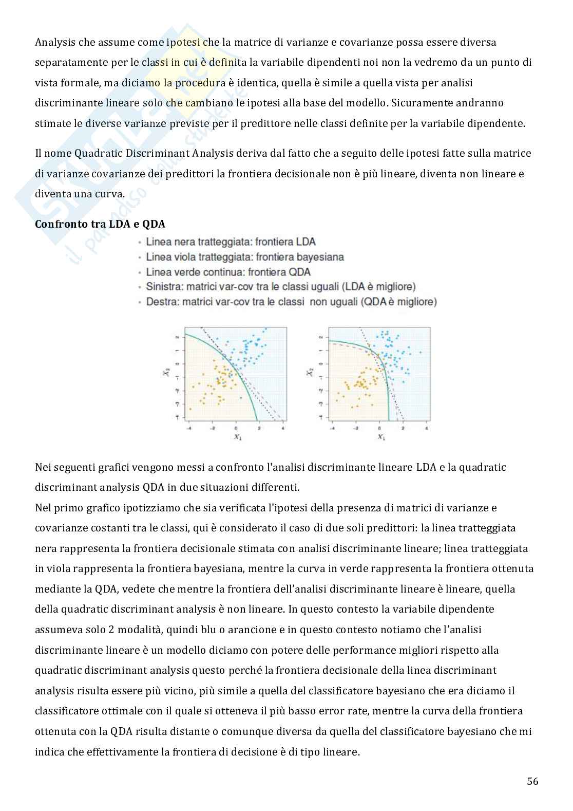Statistical learning, appunti di teoria completa, prof. Osmetti Pag. 56