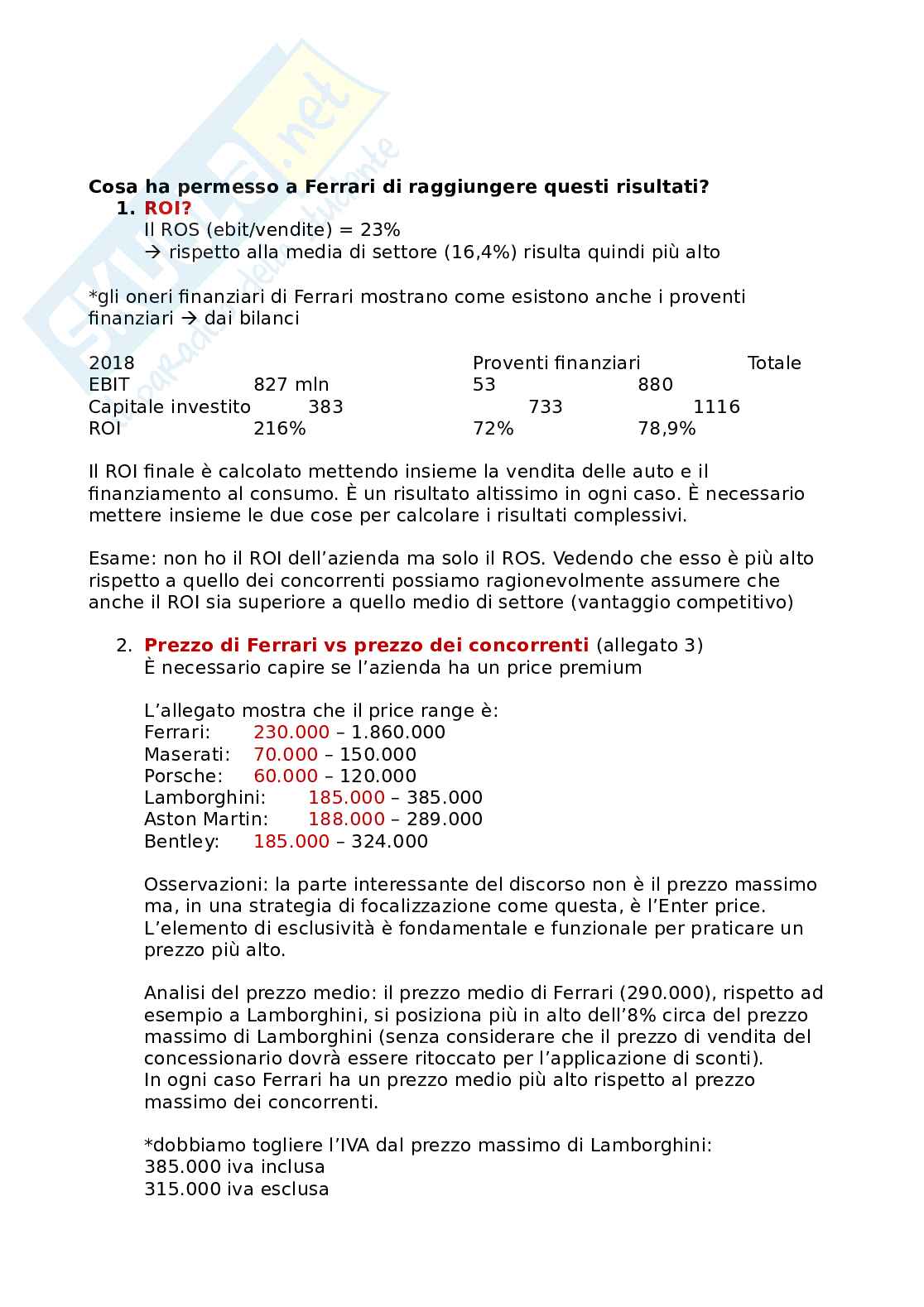 Appunti di Strategia competitiva Pag. 21
