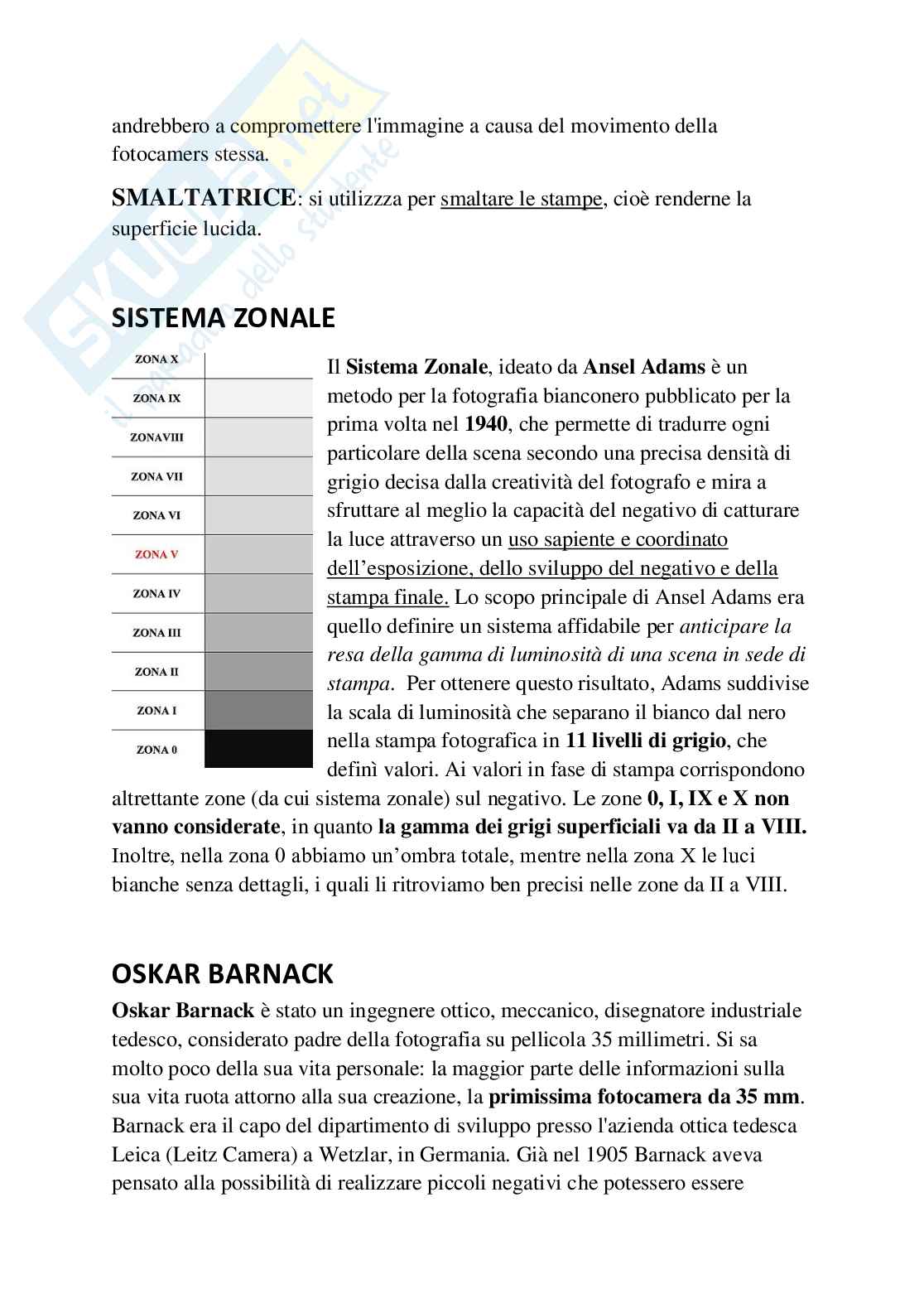 Tesina Tecniche di fotografia analogica Pag. 11