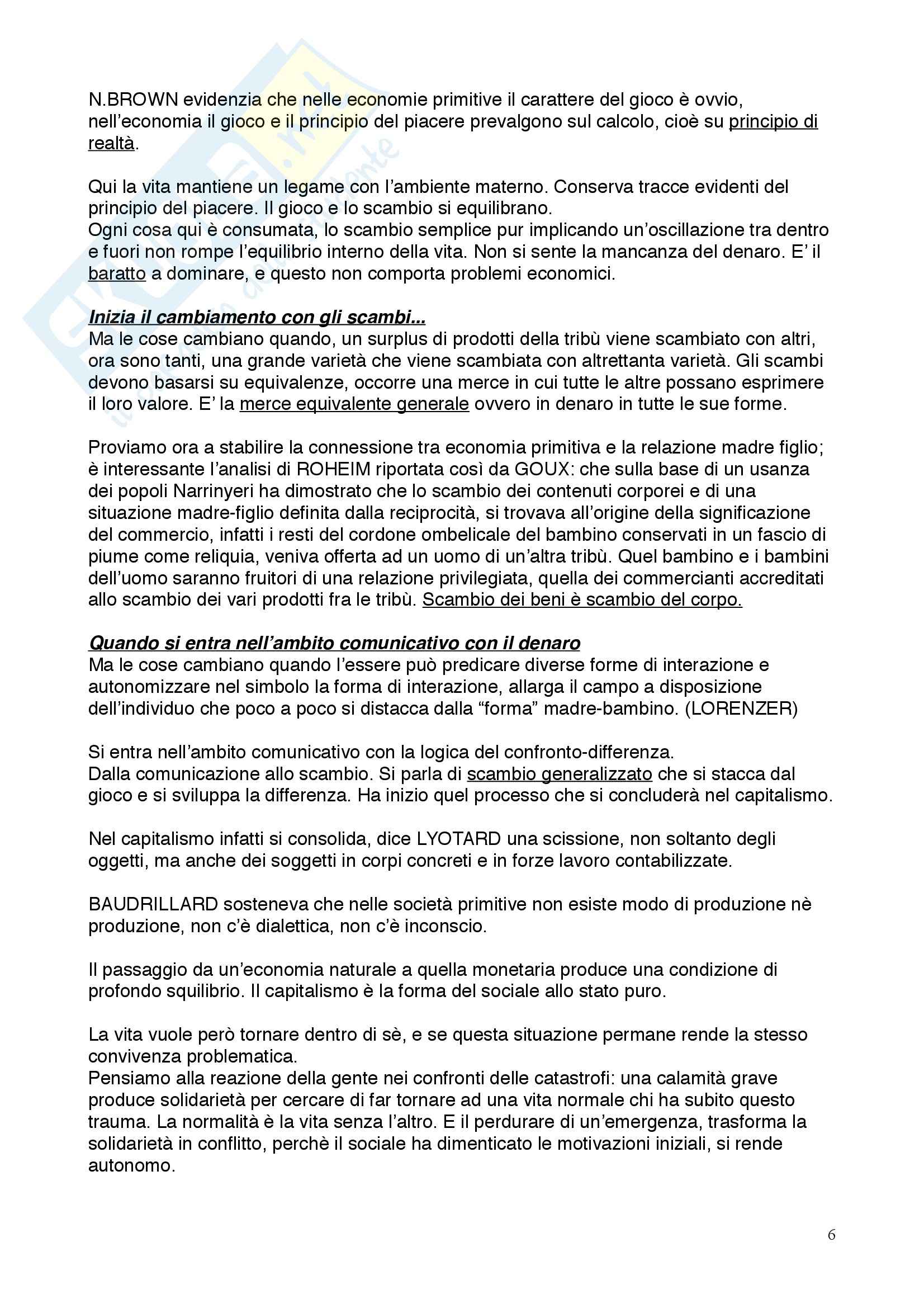 Riassunto esame Sociologia generale, prof. Stauder, libro consigliato Il narcisismo esteso Pag. 6